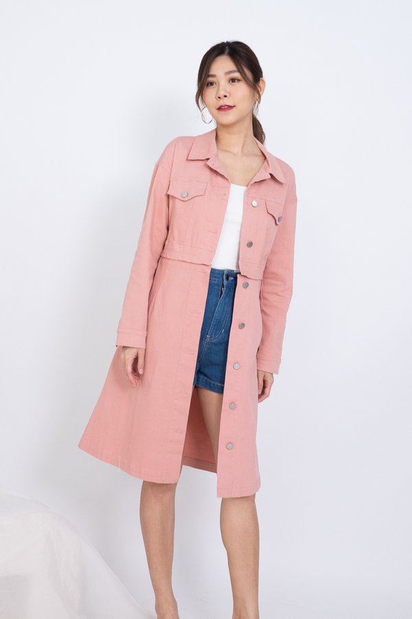EXCLUSIVE Shaina Multiway Convertible Jacket in Pink