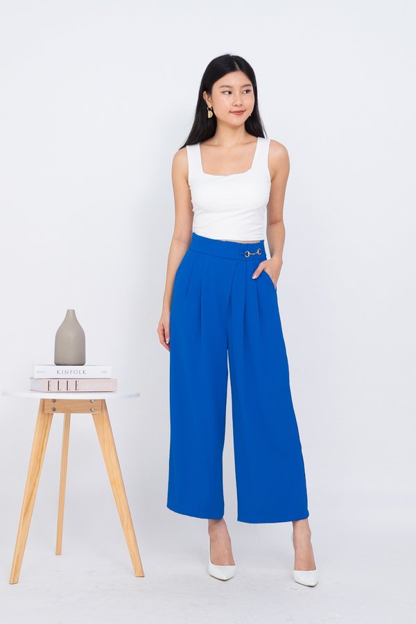 Polina Culottes Pants in Blue