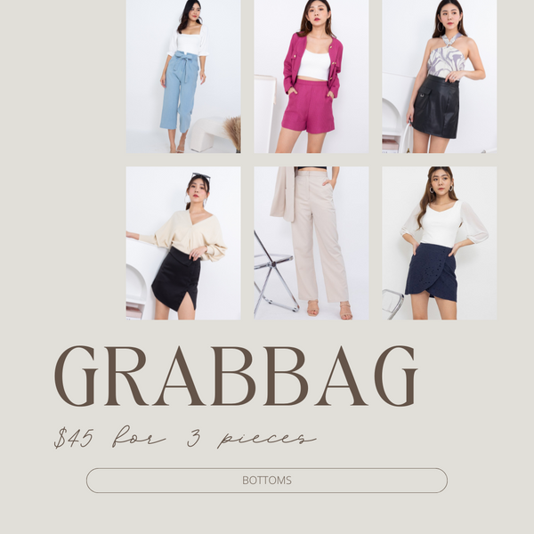 GRAB BAG - 3 PCS (BOTTOMS) : NO RETURN / EXCHANGE / CHANGE OF MIND
