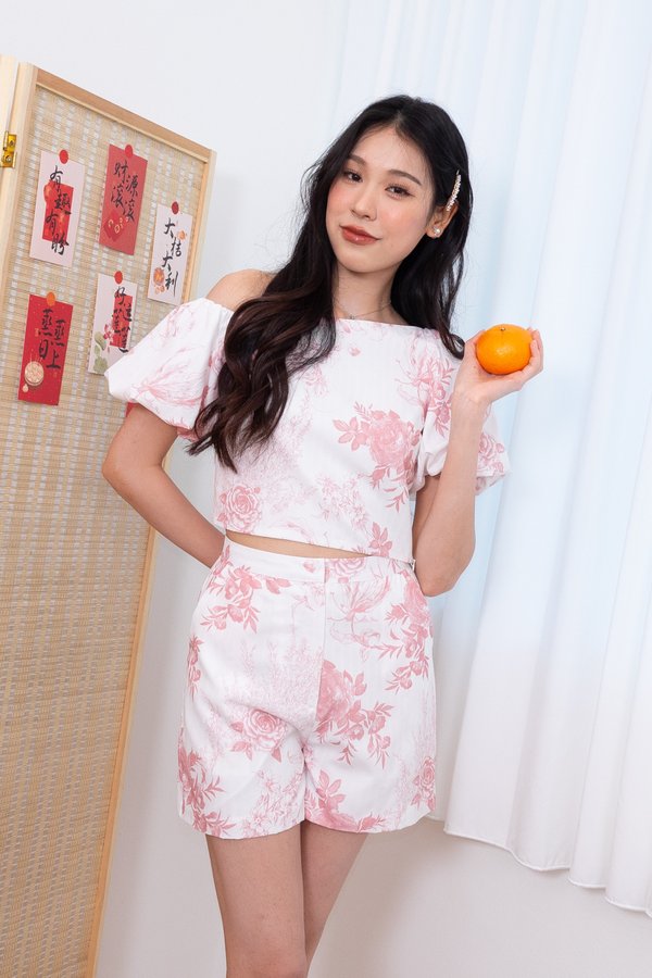 Kiyomi Shorts in Pink Porcelain