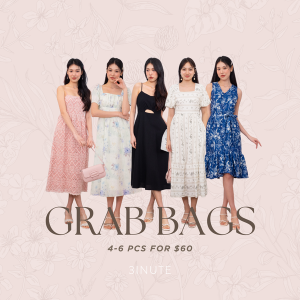 GRAB BAGS (4-6 PCS MIX & MATCH) : NO RETURN / EXCHANGE / CHANGE OF MIND