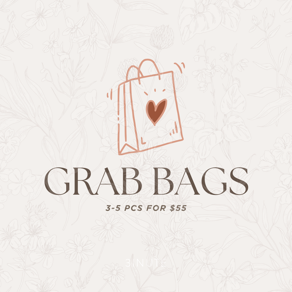 GRAB BAGS (3-5 PCS MIX & MATCH) : NO RETURN / EXCHANGE / CHANGE OF MIND
