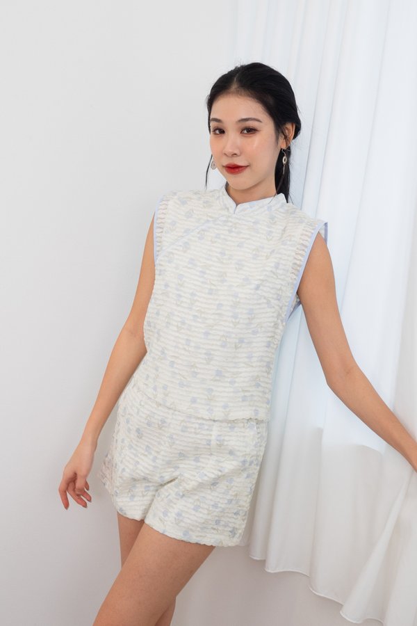 Yuan Man (圆满) Shorts in Blue