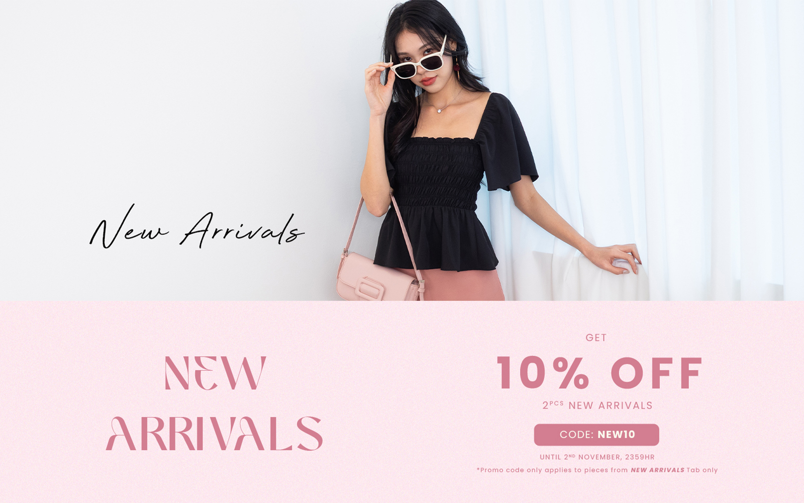 New Arrival Banner+Promo New Arrival Banner+Promo