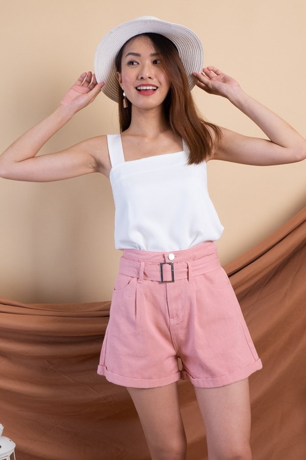 Sango Denim Shorts in Pink